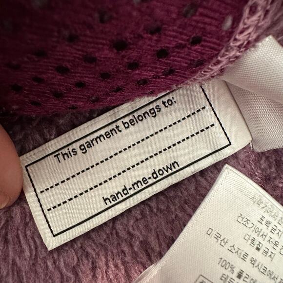 Patagonia Girls' Re-Tool Snap T Pullover L 12 Purple - Picture 8 of 9